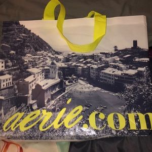 aerie plastic tote